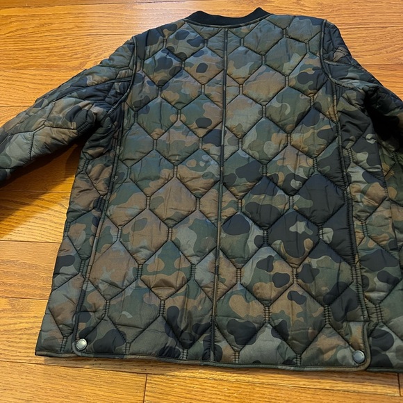 BURBERRY BOMBER JACKET CAMOUFLAGE SIZE YOUTH 12 - Picture 9 of 9